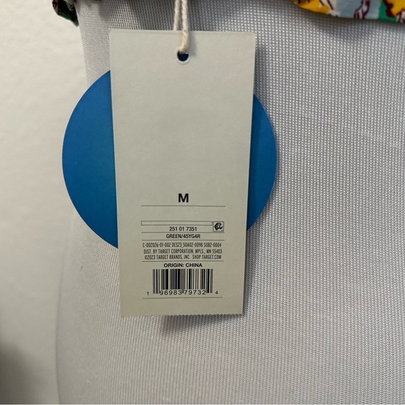 RHODE x Target Womens Whimsical Floral Stripe Print Shirred Crop Tank Top Sz Med - Picture 10 of 11